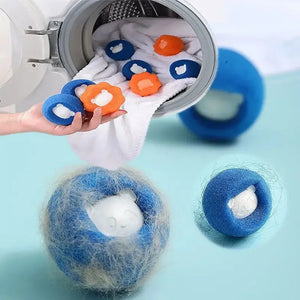 Bolas Quitapelusas Reutilizables para Lavadora - Antiestático y Suavizante Natural