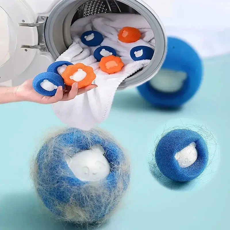 Bolas Quitapelusas Reutilizables para Lavadora - Antiestático y Suavizante Natural